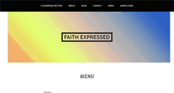 Desktop Screenshot of faithexpressed.org